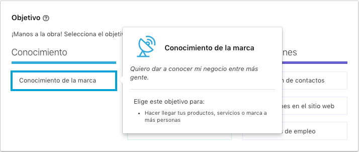 Campaña en LinkedIn: objetivo conocimiento de marca