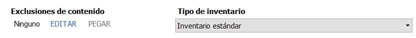 Contenido e inventario.