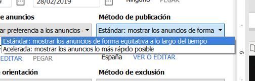 Método de publicación.