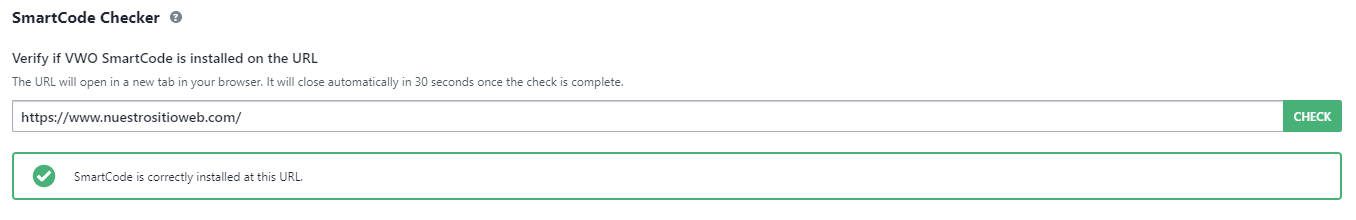 SmartCode Checker de VWO