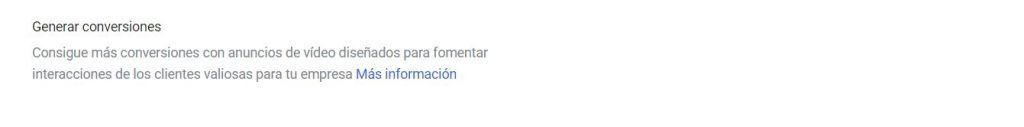 Google Ads: Fin campañas TrueView for Action