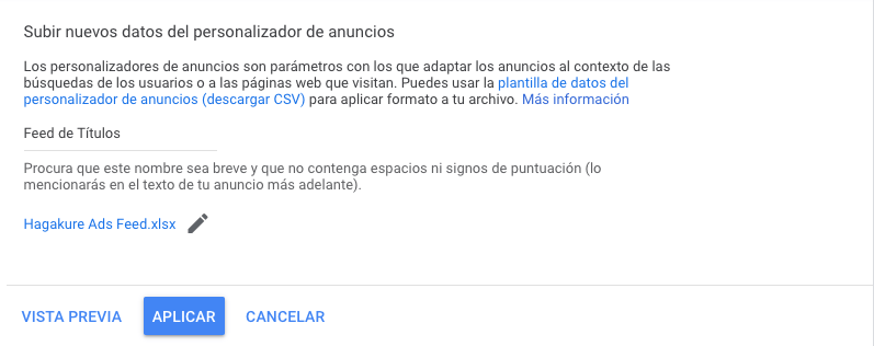 Sube tu Feed a la interfaz de Google Ads y Configura los Anuncios