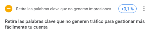 Recomendaciones de Google Ads