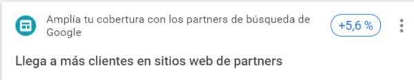 Recomendaciones de Google Ads