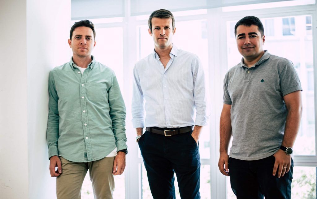 Los socios fudadores de Spaceboost: Nacho Rodés, Albert Morcillo y Pablo Cajellón 