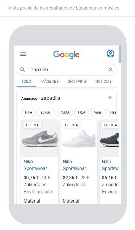Vista previa y diagnóstico de anuncios Google Ads