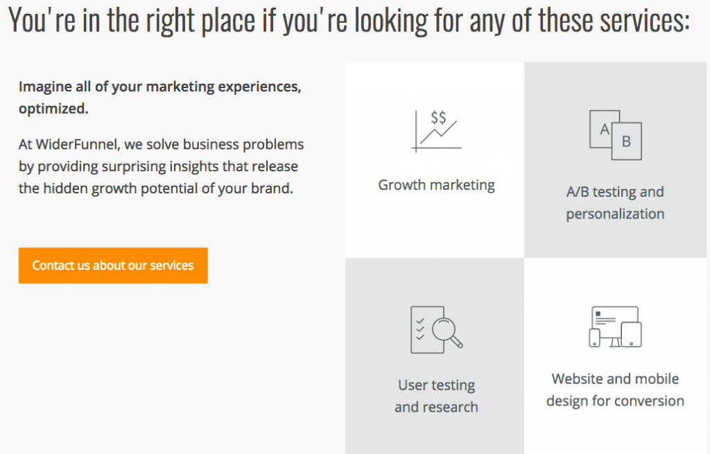 Servicios CRO Widder Funnel