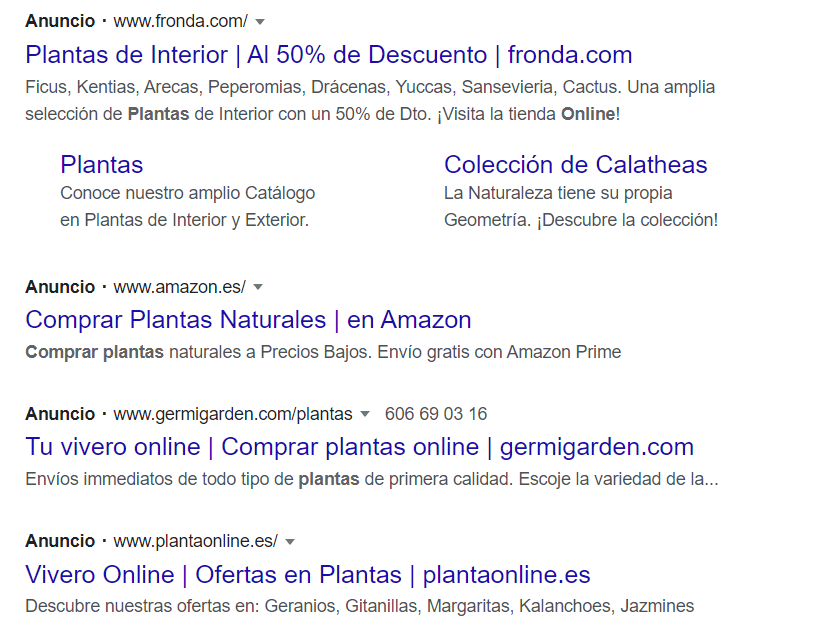 El Quality Score de los anuncios
