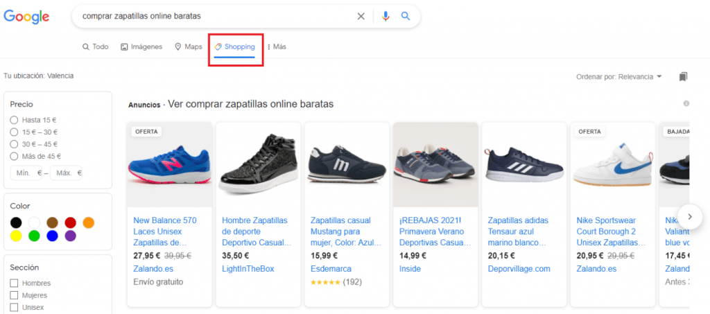 google shopping