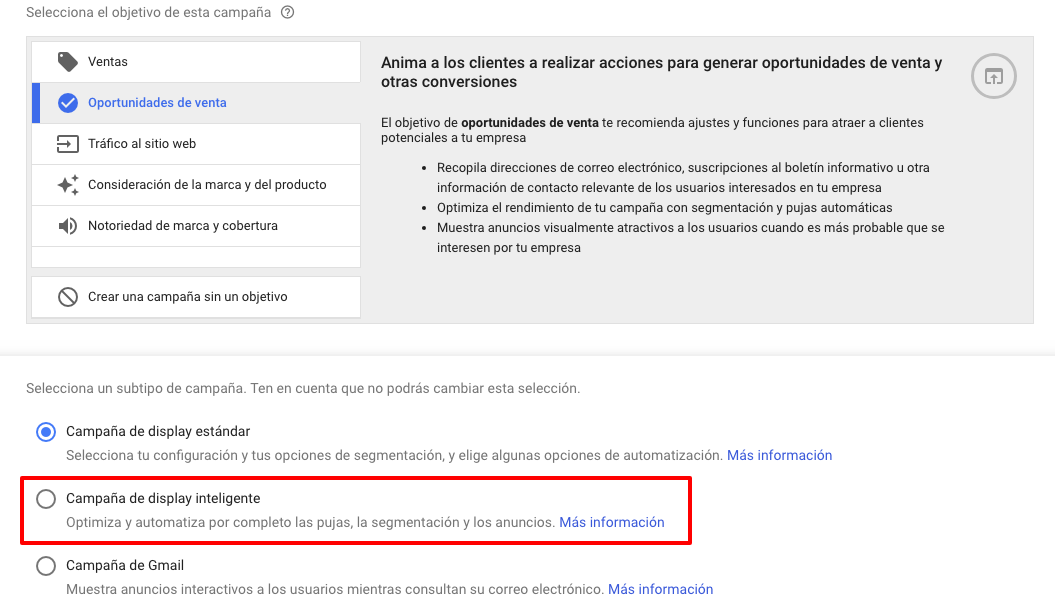 Display Inteligente AdWords