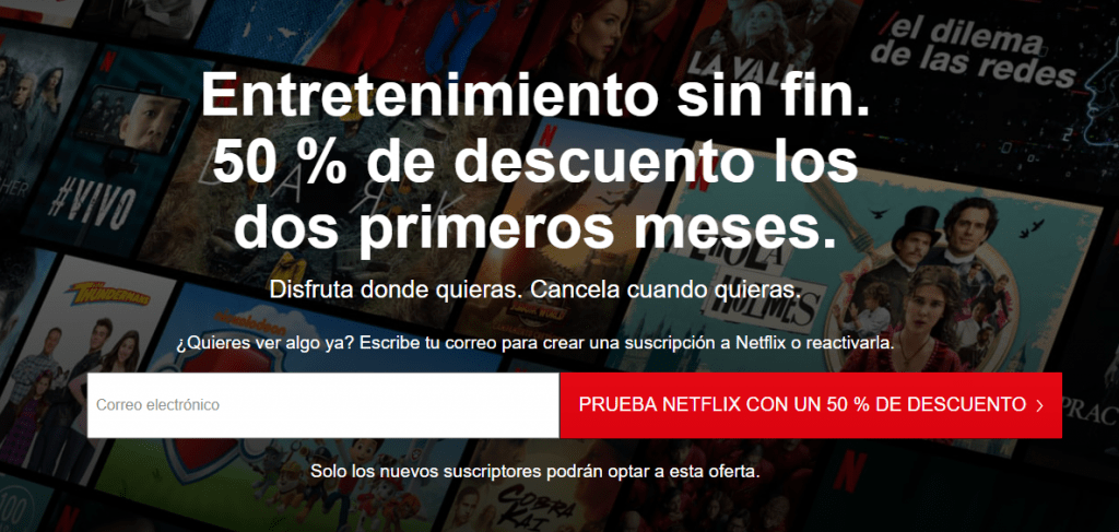 CTA de Netflix