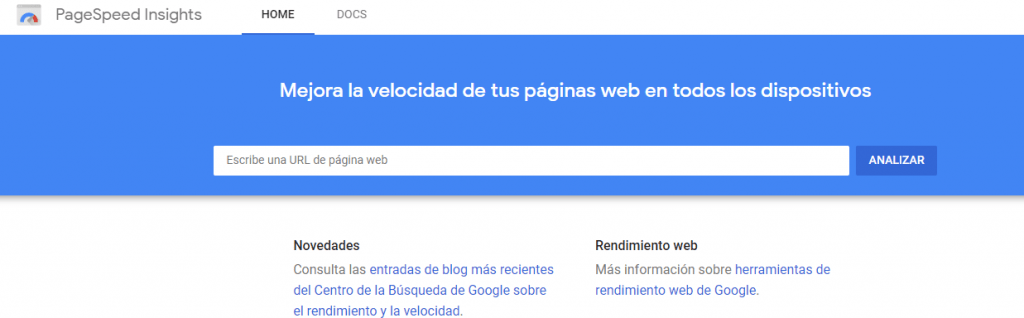 Pagespeed Insights