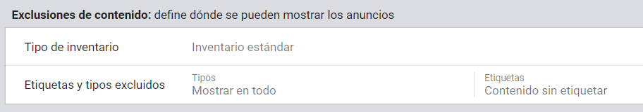 Las exclusiones de contenido son el primer nivel de segmentación de YouTube