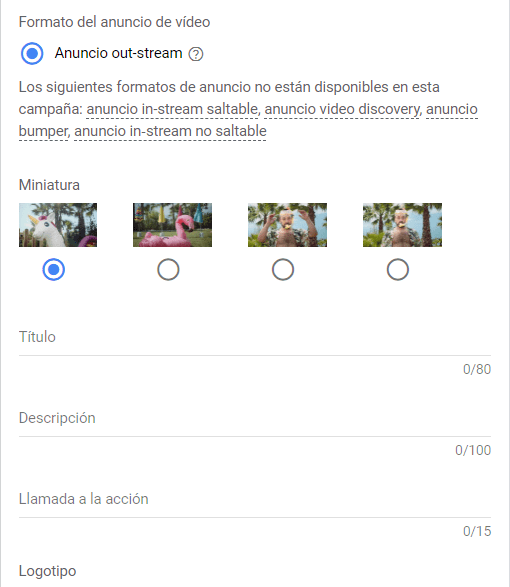 Cómo crear Out-stream Ads en YouTube