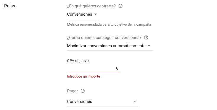 pagar por conversiones