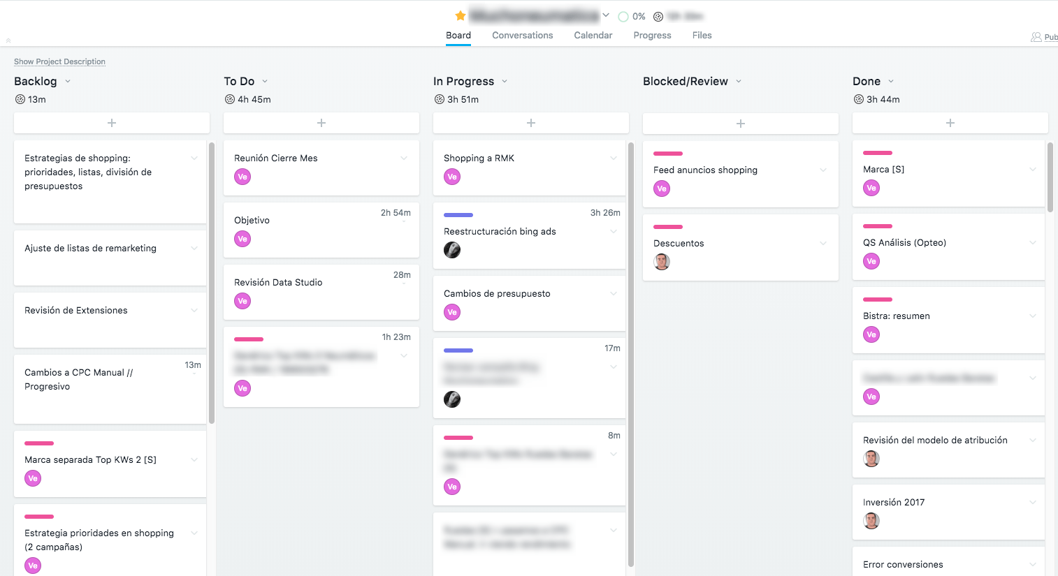 kanban para asana