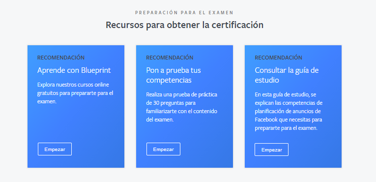 facebook blueprint cursos