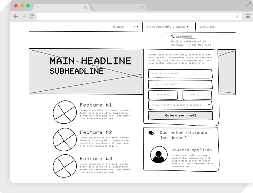 Heatmaps, scrollmaps, wireframes...