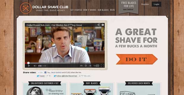 Ejemplo de landing page con video demostrativo