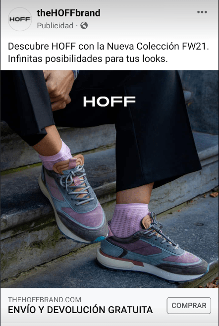 formato de anuncio en facebook ads: anuncio de imagen