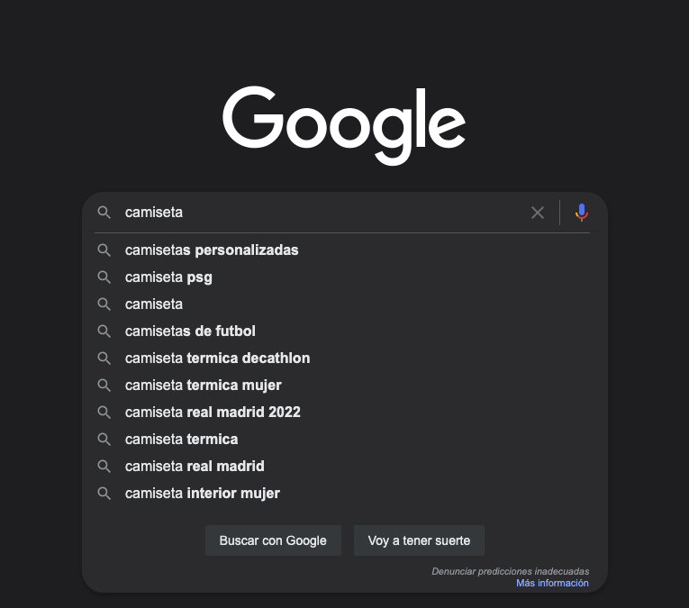 Optimización de títulos - Sugerencias de búsqueda de Google Optimización de títulos - Sugerencias de búsqueda de Google