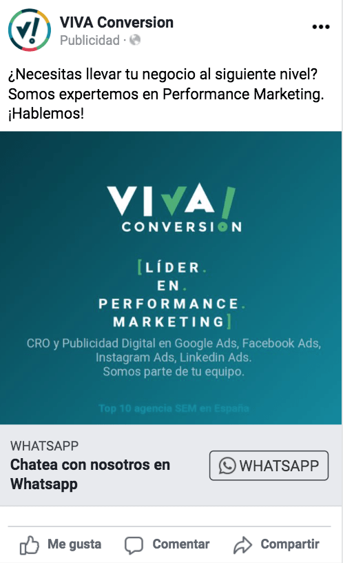 facebook ads whatsapp