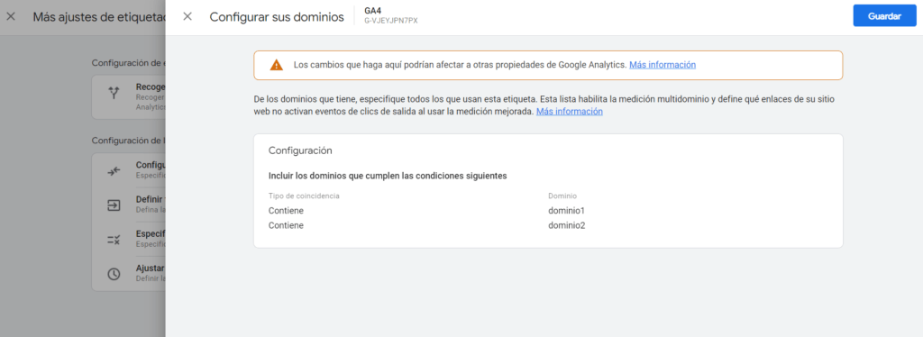 Google Analytics 4 - Multidominio