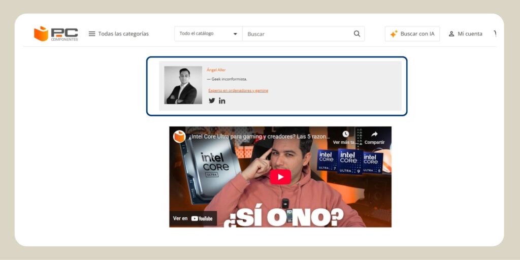 ejemplo pc componentes